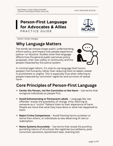 Person-First Language Guide cover